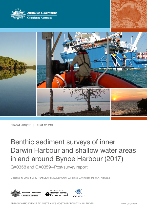 (PDF) Benthic sediment surveys of inner Darwin Harbour and shallow ...