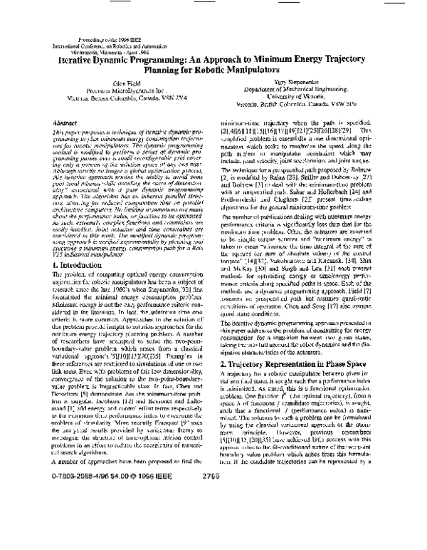 (PDF) Iterative dynamic programming: an approach to minimum energy ...