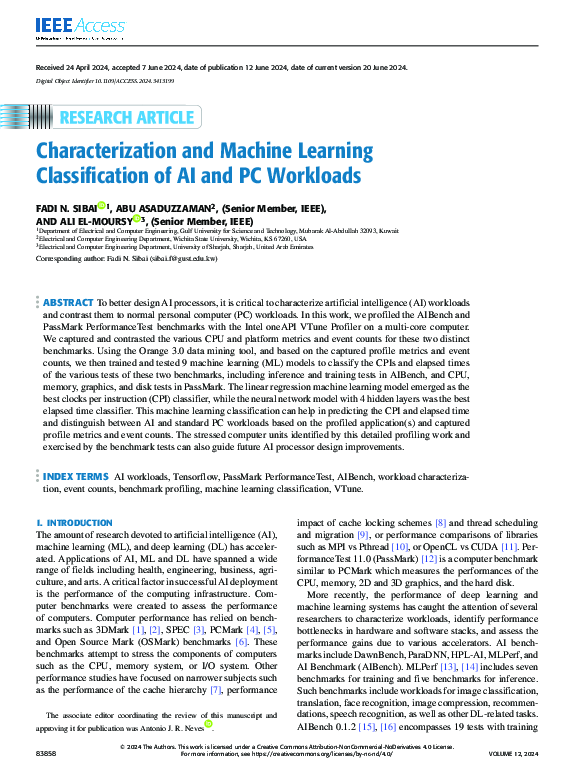 (PDF) Characterization and Machine Learning Classification of AI and PC ...