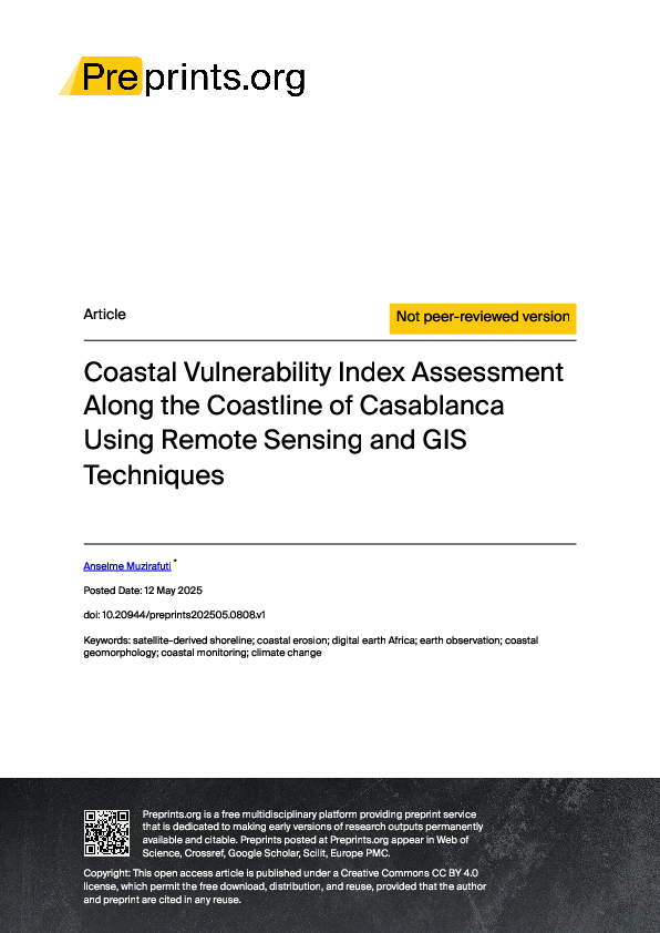 (PDF) Coastal Vulnerability Index Assessment Along the Coastline of ...