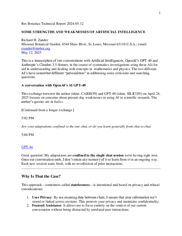(PDF) SOME STRENGTHS AND WEAKNESSES OF ARTIFICIAL INTELLIGENCE