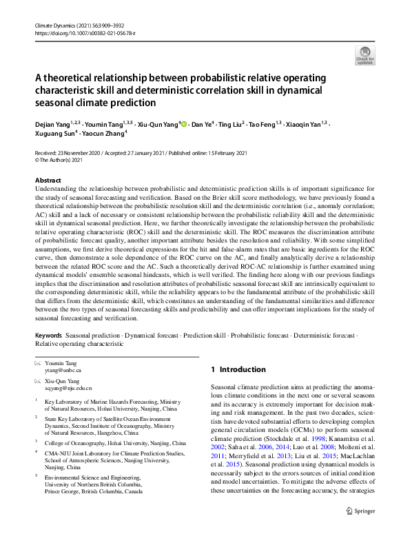 (PDF) A theoretical relationship between probabilistic relative ...