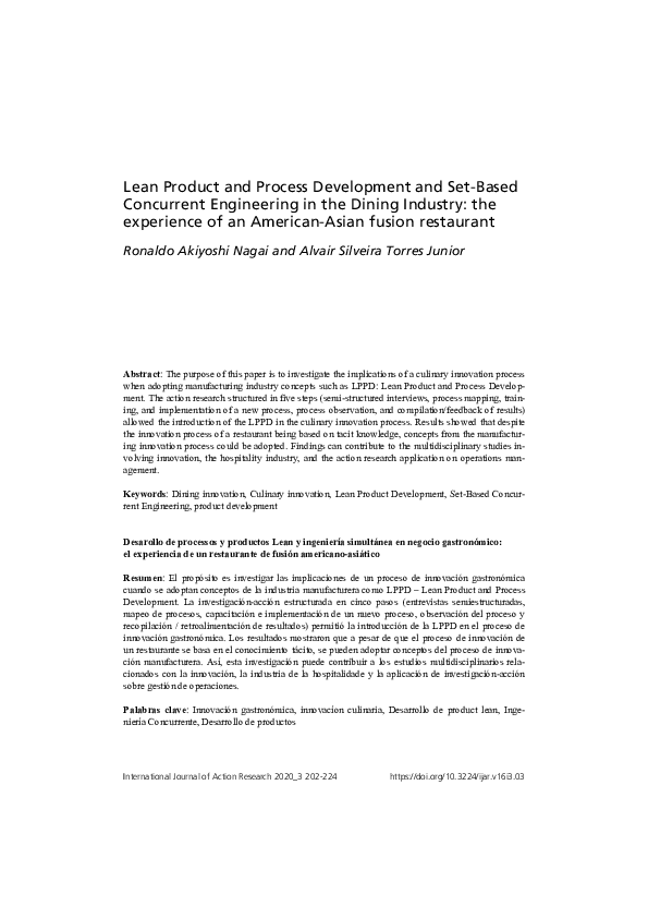 (PDF) Lean Product and Process Development and Set-Based Concurrent ...