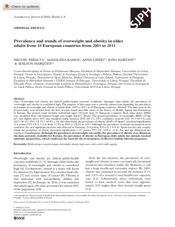 (PDF) Prevalence and Trends of Overweight and Obesity amongst Saudi ...