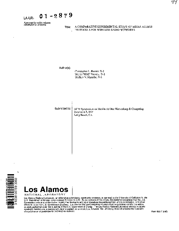 (PDF) A comparative experimental study of media access protocols for ...