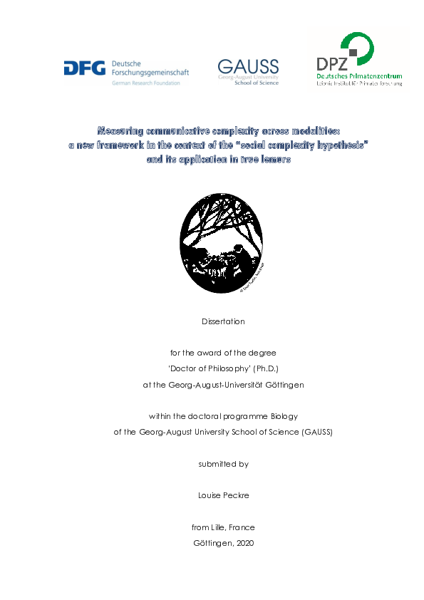 (PDF) Measuring communicative complexity across modalities: a new ...