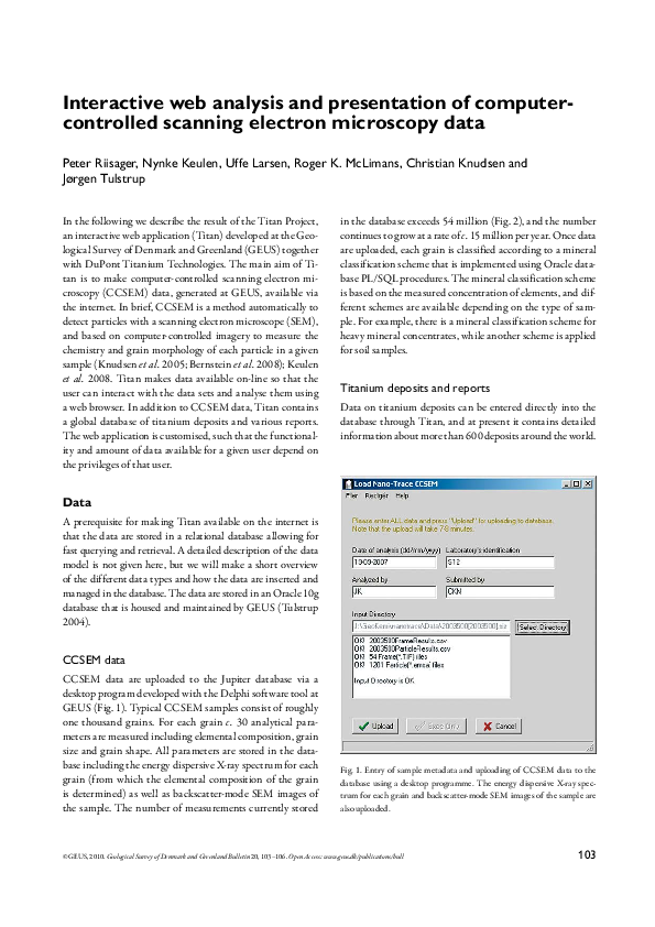 (PDF) Interactive web analysis and presentation of computer-controlled ...