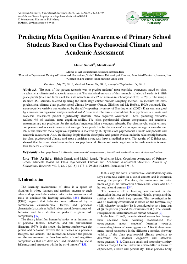 (PDF) Predicting students' academic performance based on school and ...