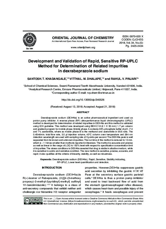 (PDF) Development and Validation of Rapid, Sensitive Rp-Uplc Method for ...