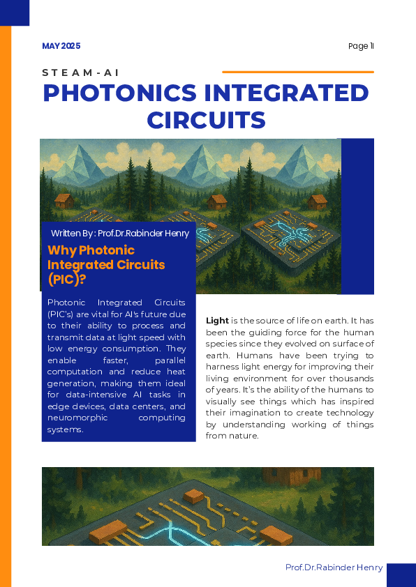 (PDF) Photonics Integrated Circuits (PIC)