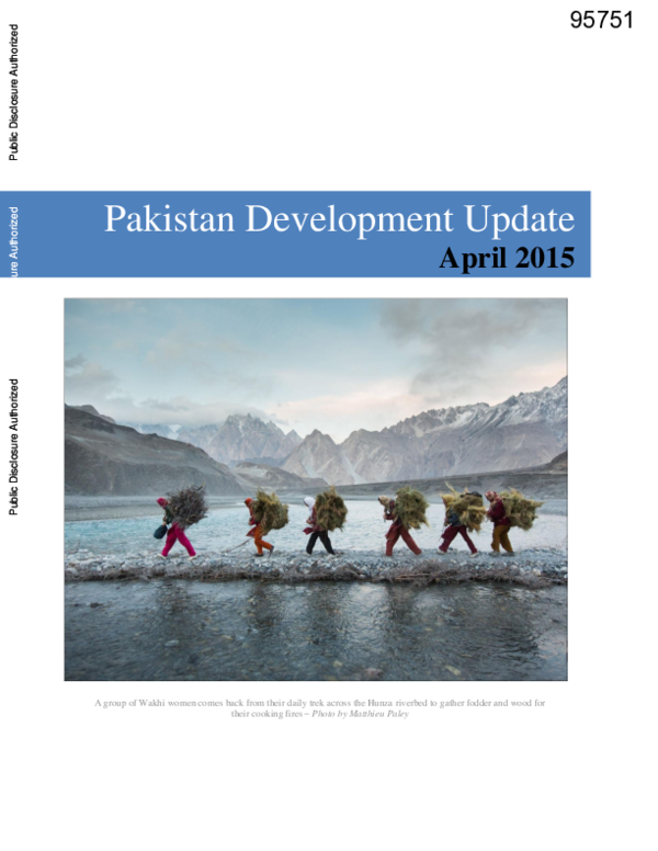 (PDF) Pakistan development update
