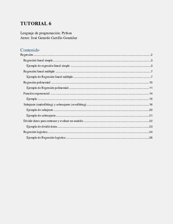 (PDF) Tutorial 6 de Python