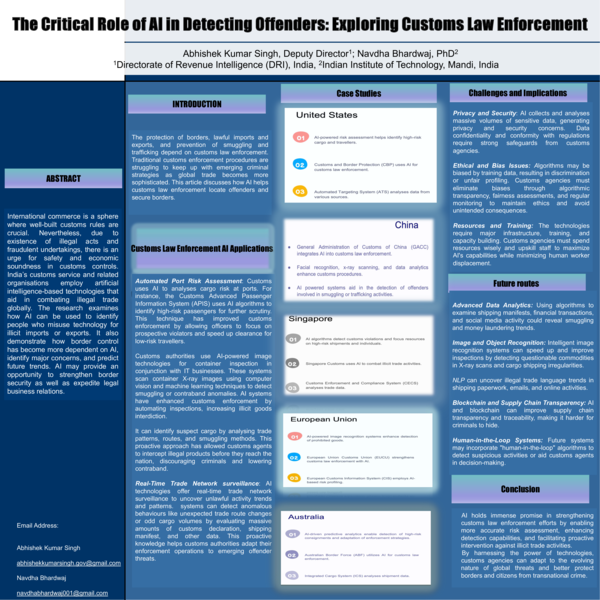 (PDF) The Critical Role of AI in Detecting Offenders: Exploring Customs ...