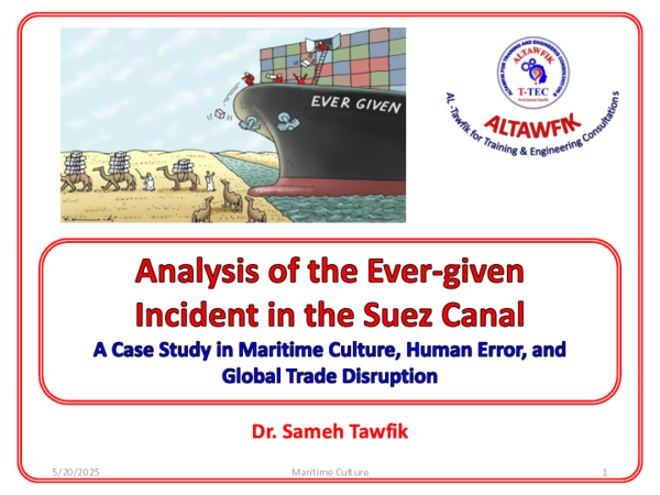 (PDF) Analysis of the Ever-given Incident in the Suez Canal A Case ...