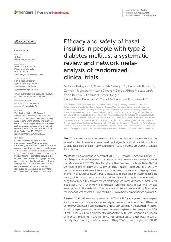 (PDF) Efficacy and safety of basal insulins in people with type 2 ...