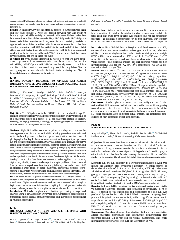 (PDF) Central placenta processing to optimize multicenter collection ...