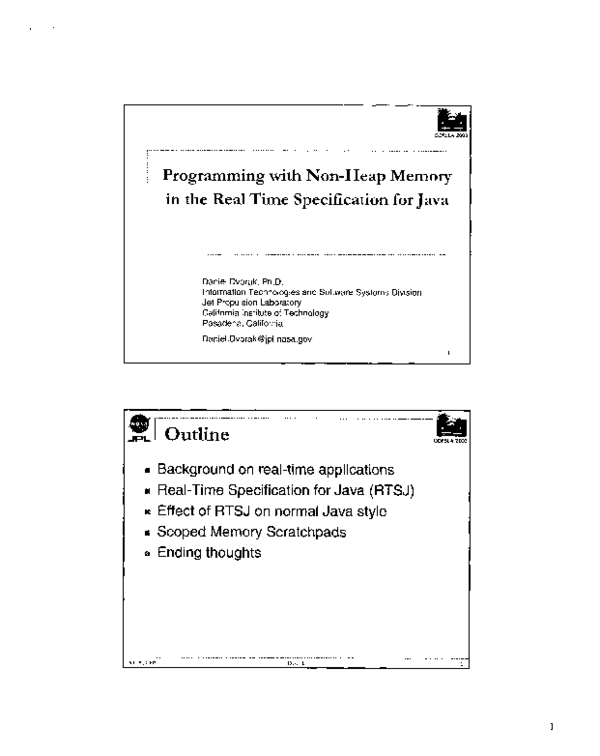 (PDF) Programming with non-heap memory in the real time specification ...