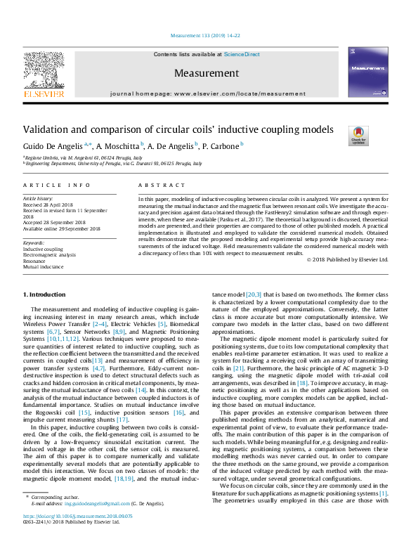(PDF) Validation and comparison of circular coils’ inductive coupling ...