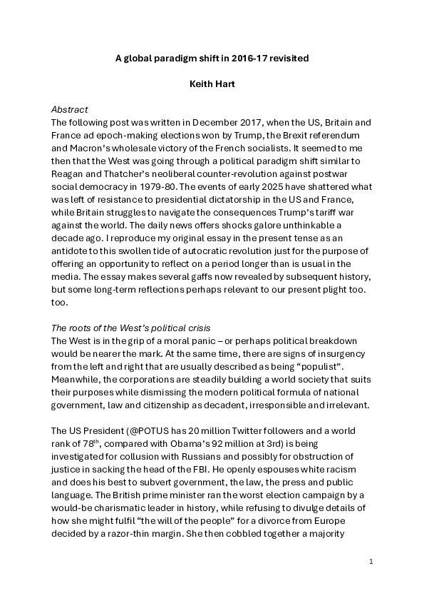 (PDF) A global paradigm shift in 2016-17 revisited