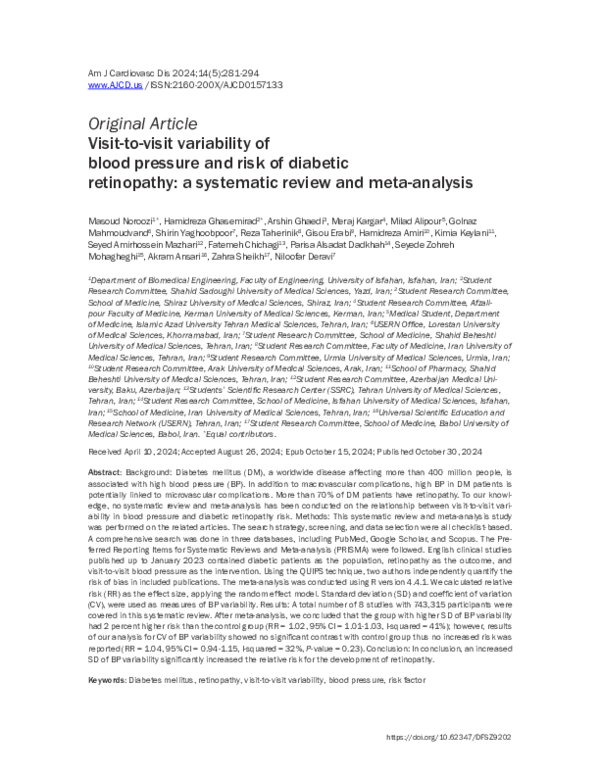 (PDF) Visit-to-visit variability of blood pressure and risk of diabetic ...