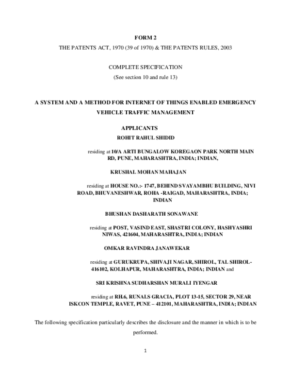 (PDF) IoT-based Emergency Vehicle Clearance System for Traffic Signals