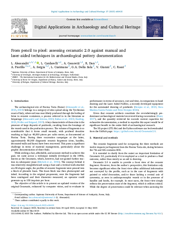(PDF) 2025.4 - From pencil to pixel: assessing ceramatic 2.0 against ...