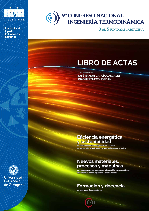(PDF) IX Congreso Nacional de Ingeniería Termodinámica: libro de actas ...
