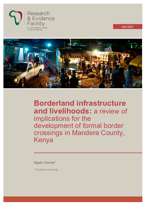 (PDF) Borderland infrastructure and livelihoods: a review of ...