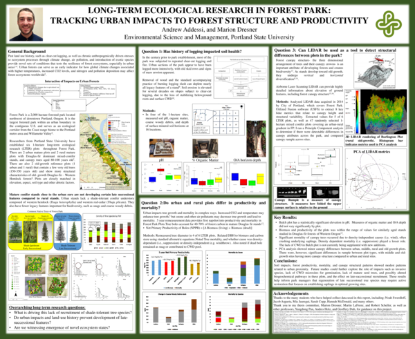 (PDF) Long-term Ecological Research in Forest Park: Tracking Urban ...