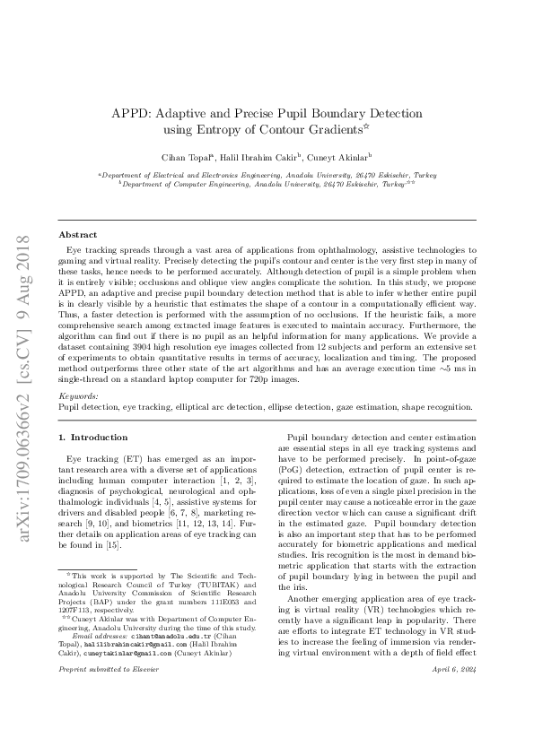 (PDF) An Adaptive Algorithm for Precise Pupil Boundary Detection using ...