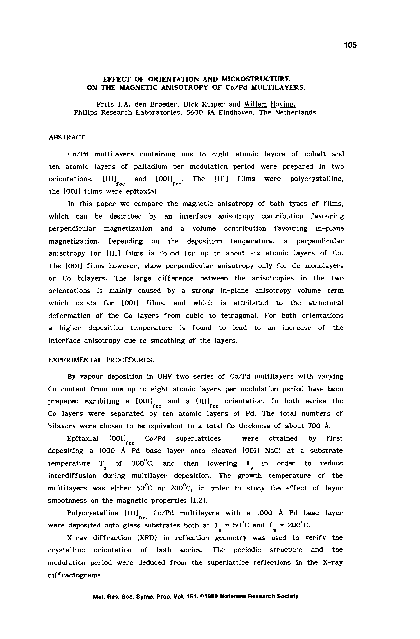 (PDF) Effect of Orientation and Microstructure on the Magnetic ...