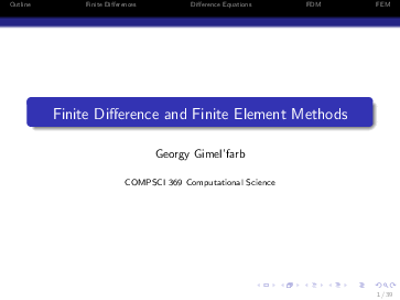 (PDF) Finite Difference and Finite Element Methods