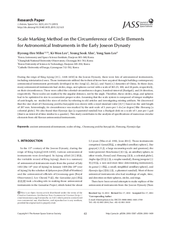 (PDF) Scale Marking Method on the Circumference of Circle Elements for ...
