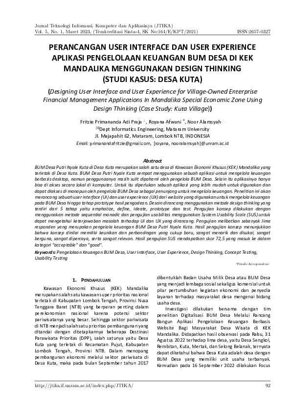 (PDF) Perancangan User Interface Dan User Experience Aplikasi ...