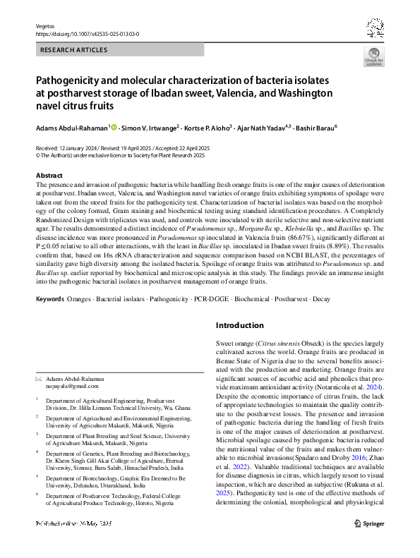 (PDF) Pathogenicity and molecular characterization of bacteria isolates ...