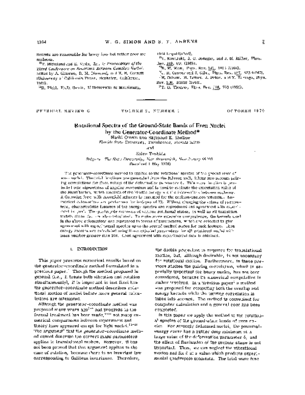 (PDF) Rotational Spectra of the Ground-State Bands of Even Nuclei by ...