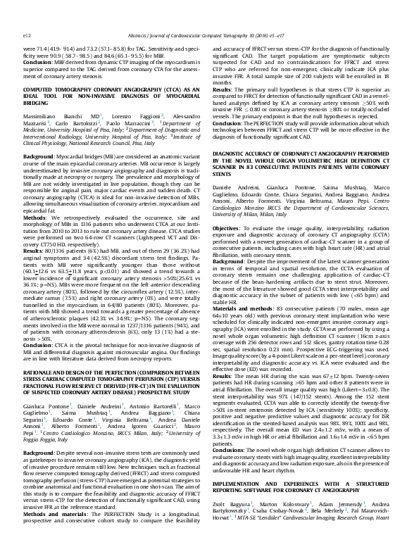 (PDF) Computed tomography coronary angiography (CTCA) as an ideal tool ...