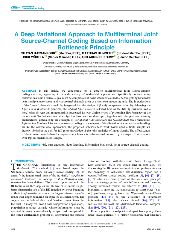 (PDF) A Deep Variational Approach to Multiterminal Joint Source-Channel ...