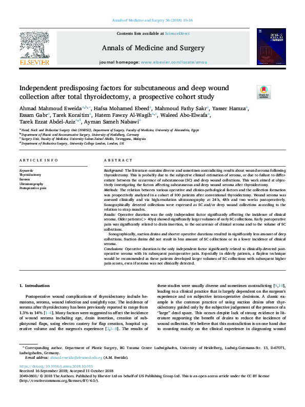 (PDF) Independent predisposing factors for subcutaneous and deep wound ...
