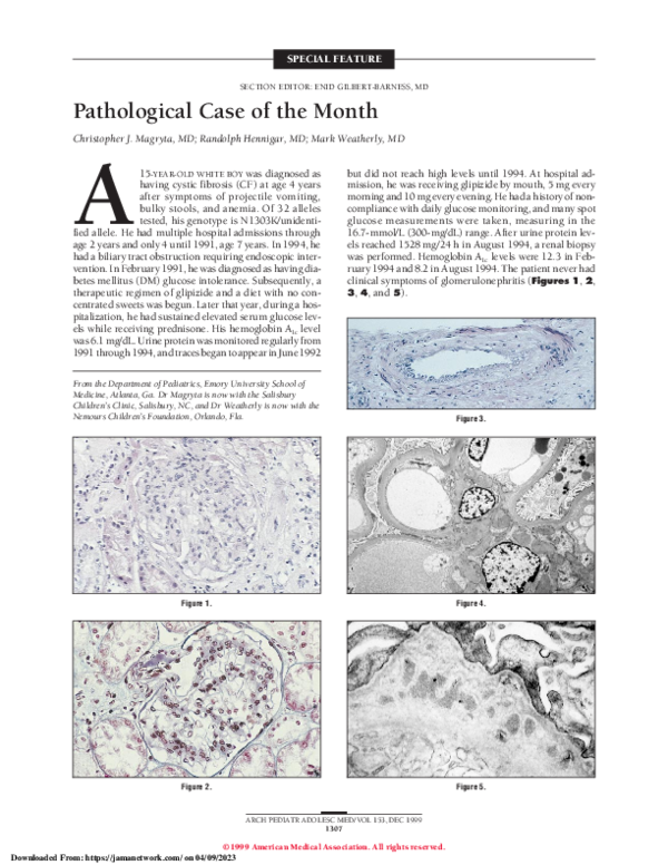 (PDF) Pathological Case of the Month