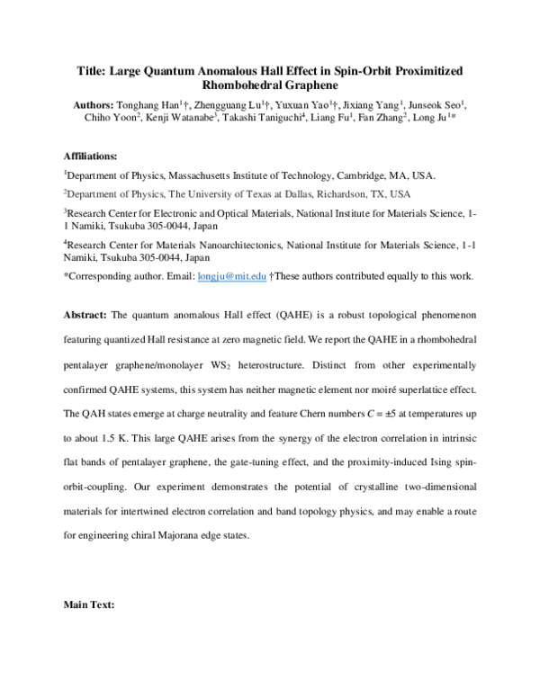 (PDF) Large Quantum Anomalous Hall Effect in Spin-Orbit Proximitized ...