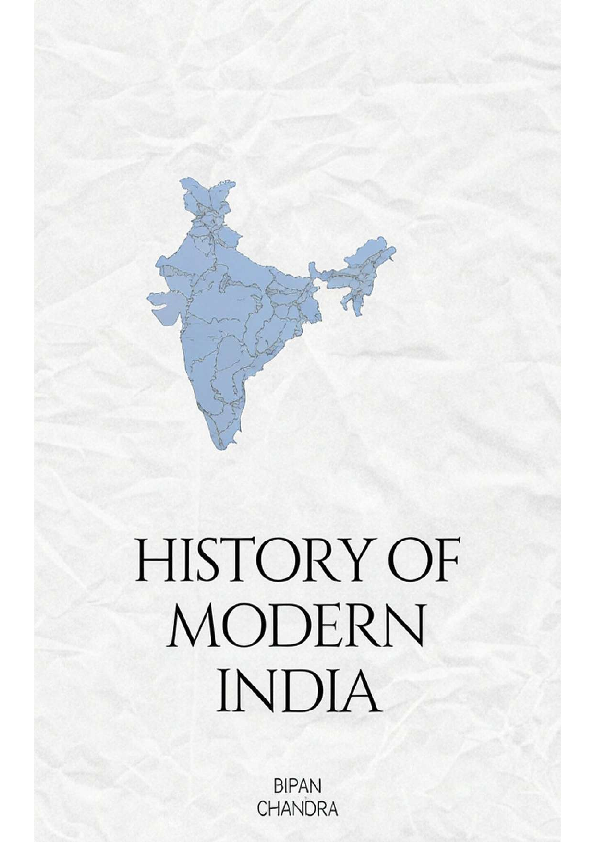 (PDF) History of Modern India