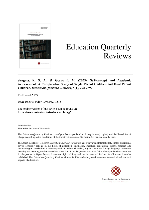 (PDF) Self-concept and Academic Achievement: A Comparative Study of ...