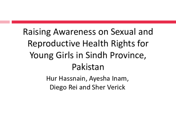 (PDF) Raising Awareness on Sexual and Reproductive Health Rights for ...