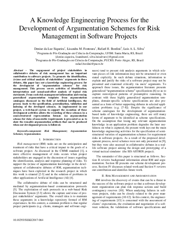 (PDF) A Knowledge Engineering Process for the Development of ...