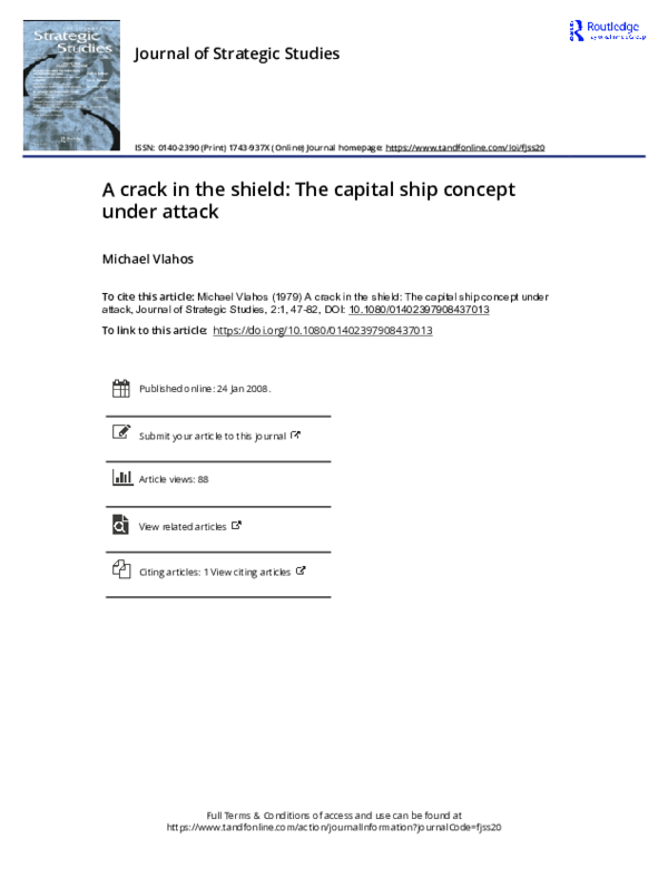 (PDF) Journal of Strategic Studies