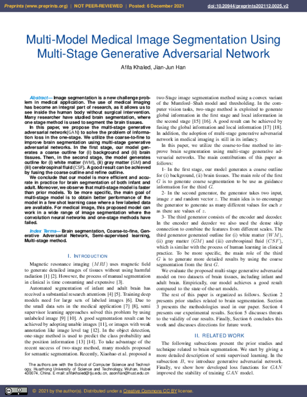 (PDF) Multi-Model Medical Image Segmentation Using Multi-Stage ...