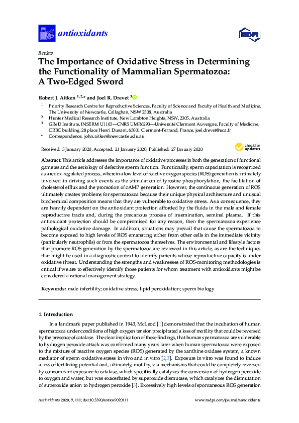 (PDF) The Importance of Oxidative Stress in Determining the ...