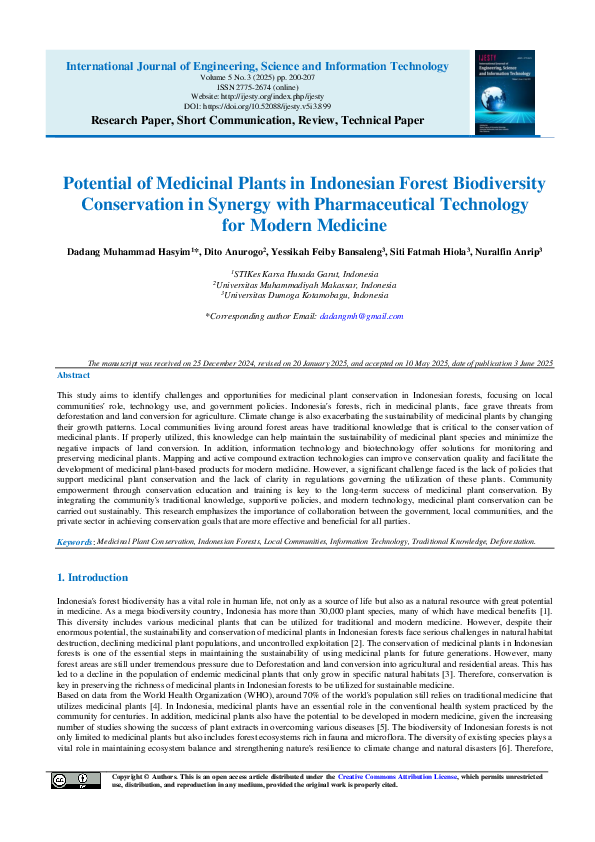 (PDF) Potential of Medicinal Plants in Indonesian Forest Biodiversity ...