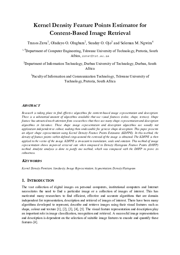 (PDF) Kernel Density Feature Points Estimator for Content-Based Image ...